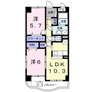 アークヒルズ【2階】の間取り