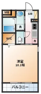 カーサセレーナ【302号室】の間取り