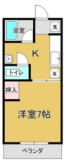 ハイツシオン【203号室】の間取り