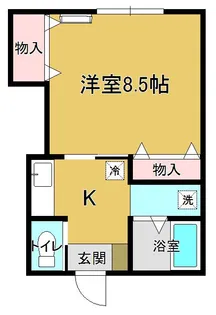 プライマリー【202号室】の間取り