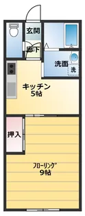 エイペックスⅡ【213号室】の間取り
