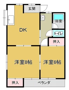 ライブコア大豆【202号室】の間取り
