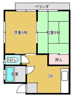 メゾンヤマモト【101号室】の間取り