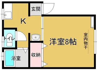 セピアハイツB【2階】の間取り