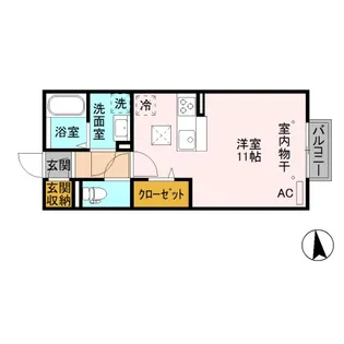 アステール寺町【1階】の間取り