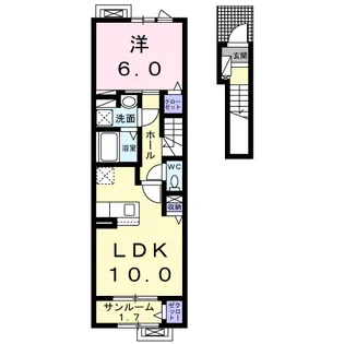 Maison de YK Ⅲ【2階】の間取り