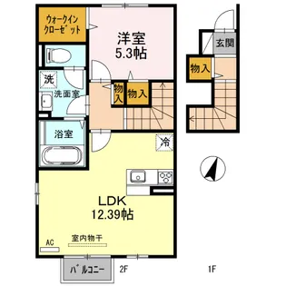 KD-Ⅰ【2階】の間取り