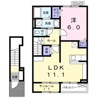 サン スツール【2階】の間取り