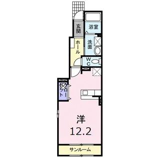 グレイスコート【1階】の間取り