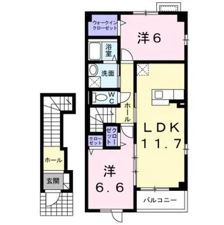 ハーモニー Ⅵ【2階】の間取り
