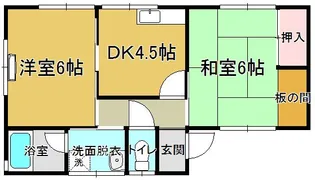 ハイツメルティ【105号室】の間取り