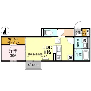 グランベルデ【1階】の間取り