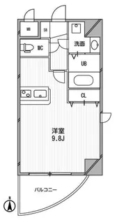 アーデンタワー西本町【11階】の間取り
