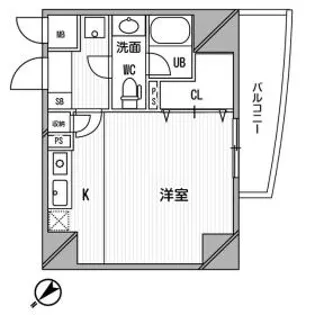 インボイス難波南レジデンス【4階】の間取り