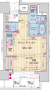 ソルテラス阿波座ウィズ【13階】の間取り