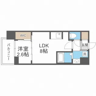 セレニテ本町東リアン【3階】の間取り