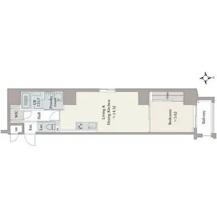 ARTFORM天満橋【5階】の間取り