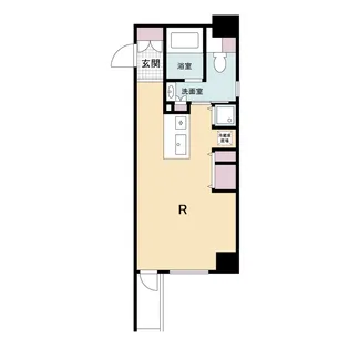 RIDGE北堀江【15階】の間取り