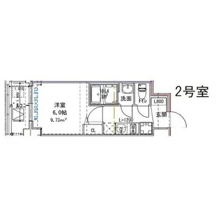 大阪難波Noah【5階】の間取り