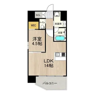 プレジオ九条【5階】の間取り