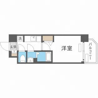 プレサンス長堀通グレイタス【7階】の間取り