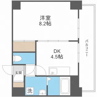 アーバンステージ安堂寺I【10階】の間取り