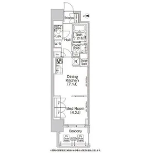 コンフォリア北堀江一丁目【3階】の間取り