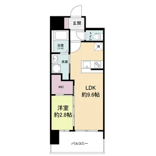 セレニテ難波グランデシュッド【5階】の間取り