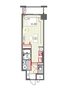 ブラービ南船場【10階】の間取り