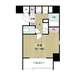 La Douceur難波東【12階】の間取り