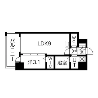 エスグランデ難波グランツ(旧:ミラージュパレス難波グランツ)【8階】の間取り