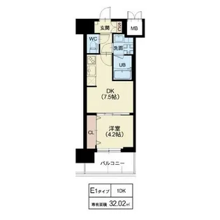 Splendide NAMBAⅢ【12階】の間取り