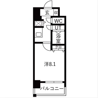 グランフェリーチェ・ナイン【8階】の間取り