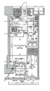 THE HIGH堀江【4階】の間取り