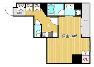 モンテノーム南堀江【4階】の間取り