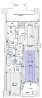 ヴィルパティオ靱公園【12階】の間取り