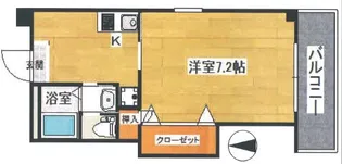 ヒルズ5谷町【4階】の間取り