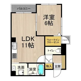 M.hills西本町【3階】の間取り