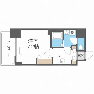 ファーストフィオーレ九条Ⅲ【5階】の間取り