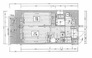 リーガル靱本町【6階】の間取り