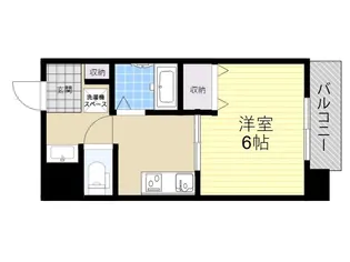 HERITAGE夕陽丘【4階】の間取り