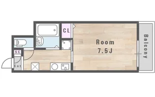 リバティーコート【3階】の間取り