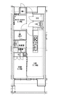 富士林プラザ15番館【10階】の間取り