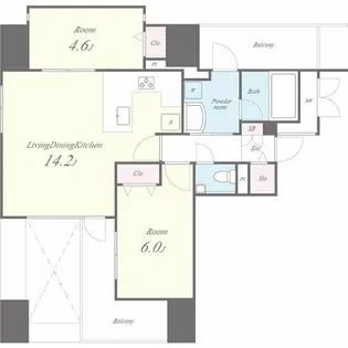 JASPER御堂筋本町【9階】の間取り