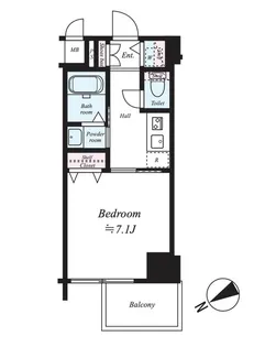 アール大阪グランデ【7階】の間取り
