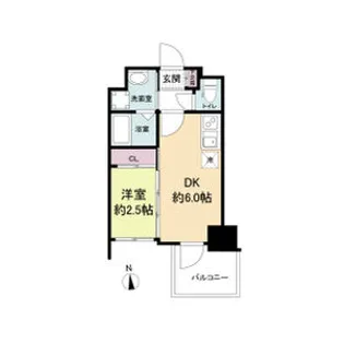 セレニテ天満橋アリア【2階】の間取り