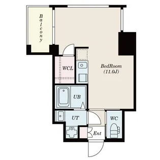 ドゥーエ南堀江(旧アルティザ南堀江)【7階】の間取り