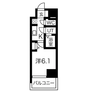 ファステート大阪ドームライズ【4階】の間取り