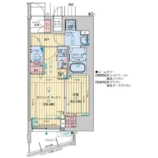 LC難波アッシュ【7階】の間取り