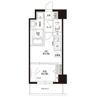 セルン新町【7階】の間取り